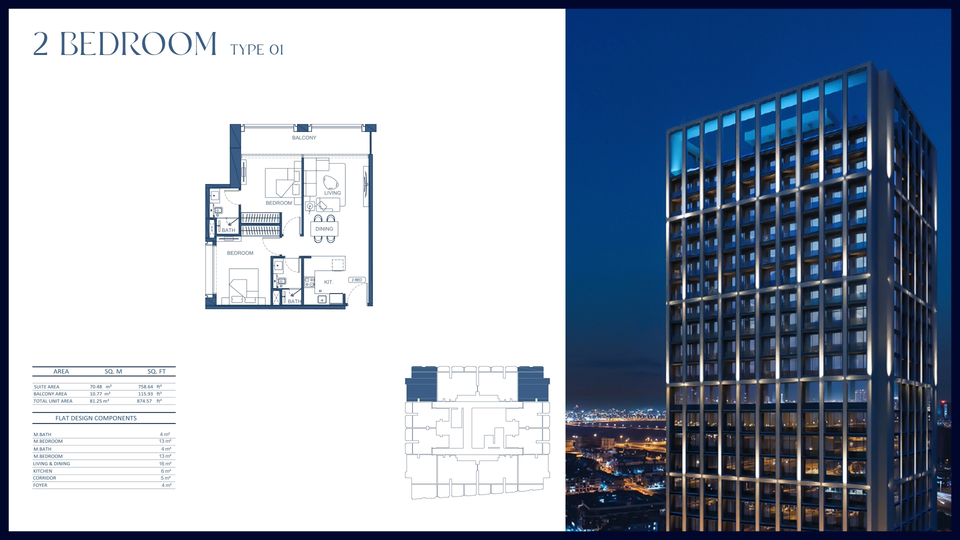 2 BR - Type B